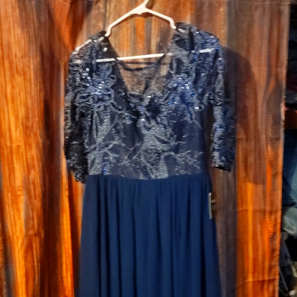Formal lace top dress